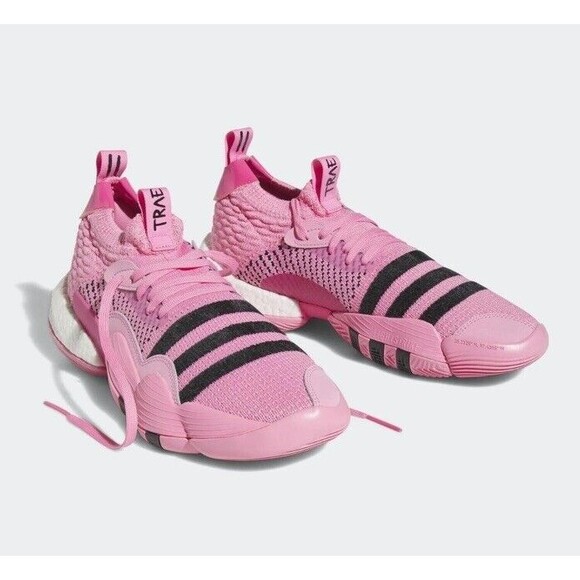 adidas Trae Young 2 Trap House Men Size 11 Pink/Black Basketball Shoes IE1667 main image 4